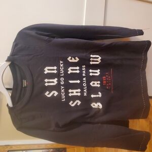 Black Graphic Sweatshirt